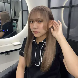 ロング カラー Ren. 🦋デザインカラーのヘアスタイル