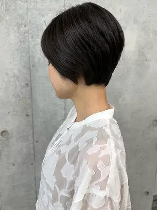 ショート ボブ/ゆるふわ ボブパーマ/とういのヘアスタイル