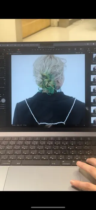 セミロング カラー レディース特化🤍 MIYUKIのヘアスタイル