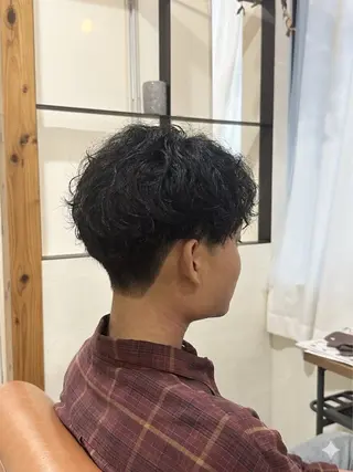 ミディアム メンズパーマ特化 /メンズ支持率◎のヘアスタイル