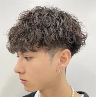 ショート パーマ ヘアアレンジ メンズ fifth 石川 凪のヘアスタイル