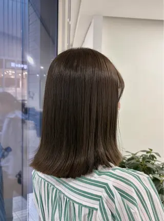 ミディアム カラー グレージュ/ベージュ /経堂/sana🌱のヘアスタイル