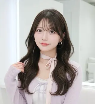 ロング 薮本 真優のヘアスタイル