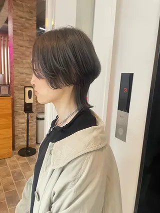 ショート カラー ヘアカラー&縮毛矯正 STAR☆RIVERのヘアスタイル