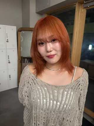 カラー 🌙ヘーゼルベージュ レイヤーカット🌙のヘアスタイル