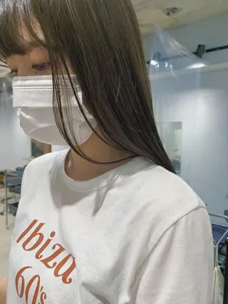 ロング カラー ボブパーマコテ巻き風 パーマNo1深江秀平のヘアスタイル