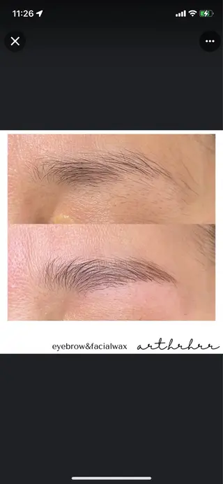 アイブロウ HBL眉毛&フェイス WAX専門ハルヒラリの眉毛・アイブロウイメージ
