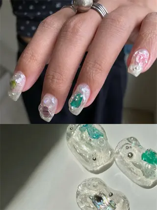 ネイル 草加ニュアンスネイル 🌚hersのネイルデザイン