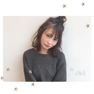 ヘアアレンジ 市川 千夏のヘアスタイル