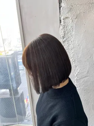 ミディアム ブリーチなし透明感 カラー/チサト🌿のヘアスタイル