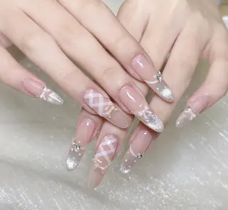 ネイル By moonネイル 🌷ワンホン/韓国風のネイルデザイン