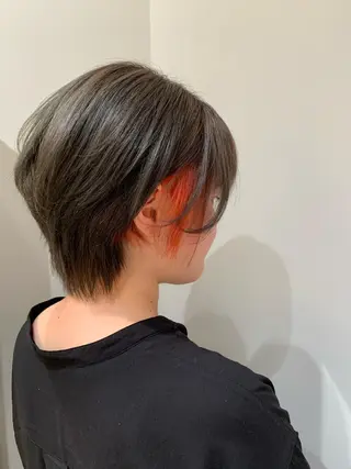 ショート カラー 韓国スタイル🇰🇷 annaのヘアスタイル