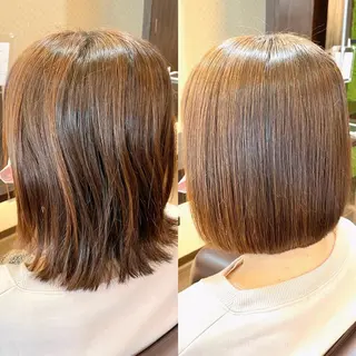 ロング 飯田 智也のヘアスタイル
