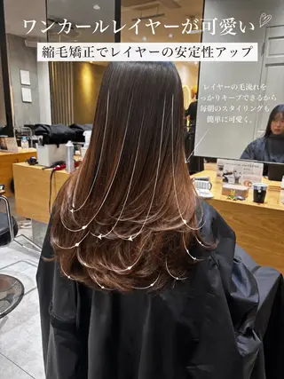 ロング ✂️レイヤー✂️ ✨透明感カラー✨祥吾のヘアスタイル