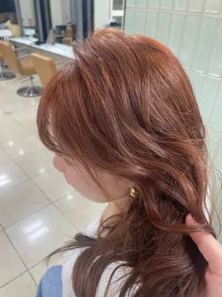 カラー 🌿新宿 カットモデル🫧のヘアスタイル