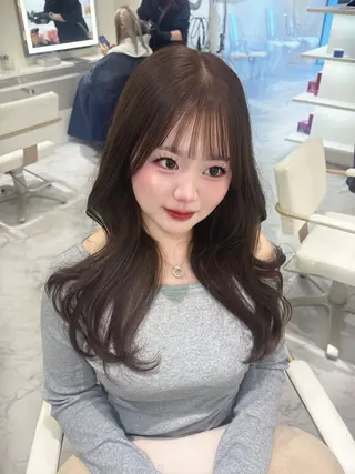 ロング カラー ParveMix🎀 稲垣 詞葉のヘアスタイル