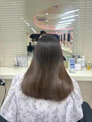 ロング カラー メンズ honoka💄💋 ワンカラー/髪質改善のヘアスタイル