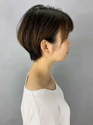 ショート 💫カットはなんでも 得意です✂️のヘアスタイル