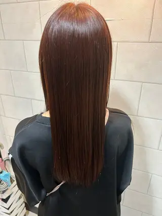 ロング カラー 韓国風透明感カラー✨ 播磨茉侑のヘアスタイル