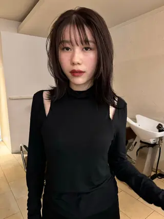 カラー kai🐇透明感 カラー/レイヤーのヘアスタイル