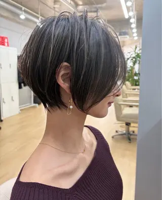 セミロング カラー ヘアアレンジ 🫧透明感カラー/ Wカラー🫧namiのヘアスタイル