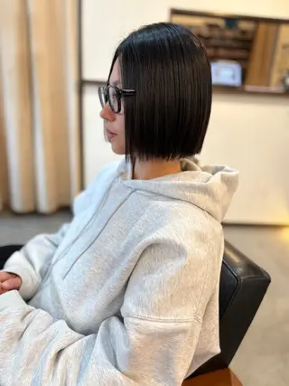 ショート 石崎 美帆のヘアスタイル