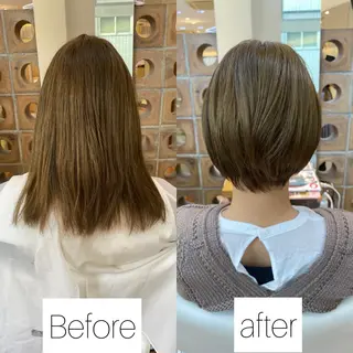 ショート パーマ ✨髪質改善専門店✨ QOLU✨のヘアスタイル
