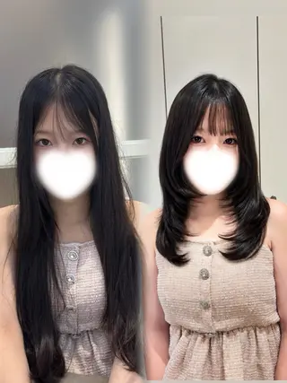ミディアム 艶髪カット✨ /harukaのヘアスタイル