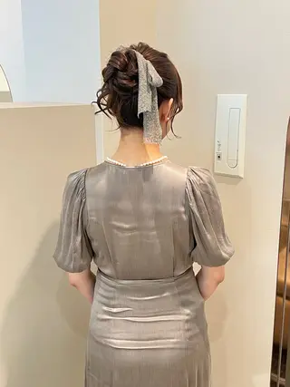 ロング ヘアアレンジ THINK SHOP sakiのヘアスタイル