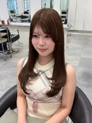 ロング カラー ParveMix ♡白神みやびのヘアスタイル