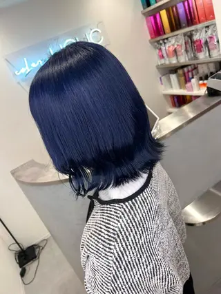 ミディアム カラー ハイトーン特化サロン 💎MOCA💎のヘアスタイル