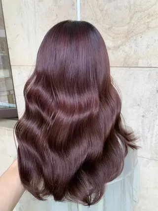セミロング カラー 韓国系レイヤー特化 hiroのヘアスタイル
