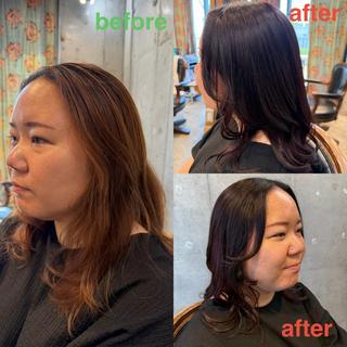 ミディアム カラー ヘアアレンジ 🍀Ryosuke 🍀のヘアスタイル