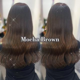 ロング カラー 💎あおい💎大宮/ 艶髪/ワンカラー🫧のヘアスタイル