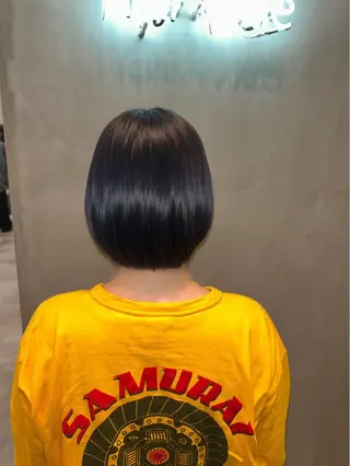 ショート カラー 阿部野 明優梨のヘアスタイル