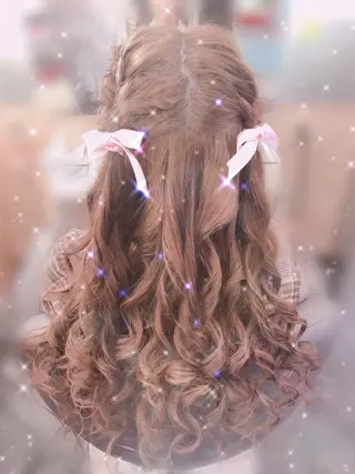 ヘアアレンジ ‎✴︎˚｡Chamo 𝐄𝐑𝐈𝐍𝐀のマツエク・マツパデザイン