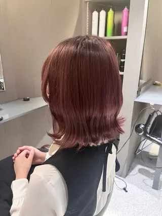ミディアム 盛れる透けカラー🎀 似合わせ/uiのヘアスタイル
