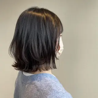 ミディアム レイヤーカット*艶* 蒲生四丁目*山保美月のヘアスタイル
