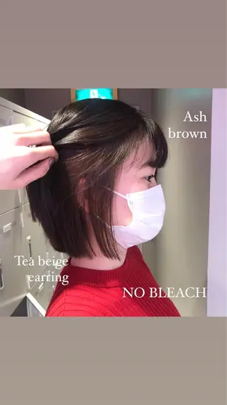 ショート カラー パーマ ヘアアレンジ メンズ キッズ ネイル マツエク・マツパ KANAMI 🌏のヘアスタイル