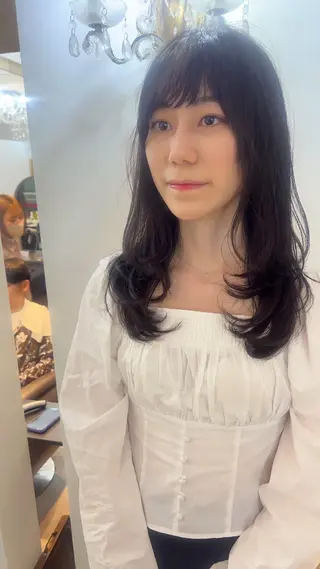ロング 若宮 宣弘のヘアスタイル