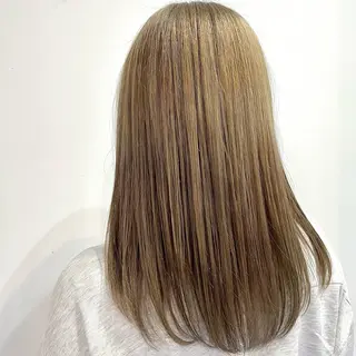 セミロング カラー ヘアアレンジ 🎀レイヤー 透明感 カラーyuuri🎀のヘアスタイル