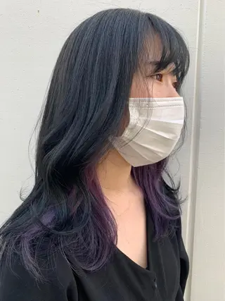 ロング 高梨 里穂のヘアスタイル
