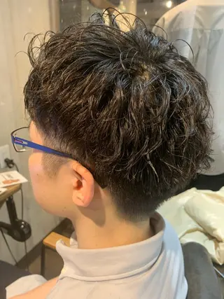 パーマ メンズ repose日本橋 室町のヘアスタイル