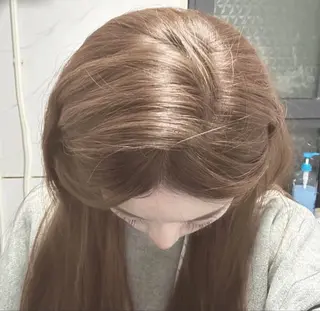 ロング カラー ヘアアレンジ 垢抜け透明感 カラー🪽ྀི🤎のヘアスタイル