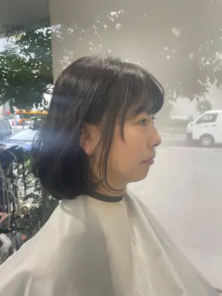 ミディアム 今 ちあきのヘアスタイル