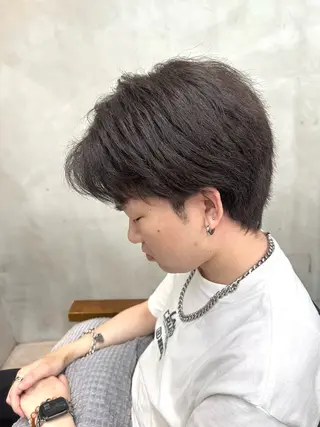 カラー 巽 滉太のヘアスタイル