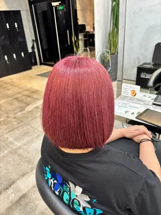 ミディアム カラー 🌷艶感カラー🌷 富施 優花のヘアスタイル