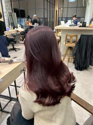 ロング カラー 艶カラー/暖色カラー ♡nami♡のヘアスタイル