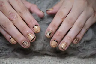 ショート カラー ネイル プライベートサロン jewel nailのネイルデザイン