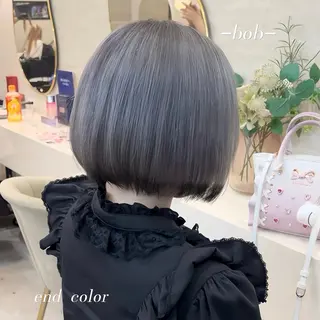 ショート カラー 🪽あゆむレイヤー ・ボブウルフ熊谷🫧のヘアスタイル